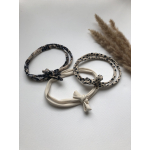 Strik haarbandjes set flowers